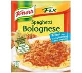 Sauce im Test: Fix Spaghetti Bolognese von Knorr, Testberichte.de-Note: 3.5 Befriedigend