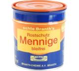 Lack im Test: Rostschutz-Mennige orange 750 ml von Branth-Chemie, Testberichte.de-Note: 1.5 Sehr gut