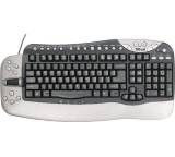 Tastatur im Test: Easy Scroll Silverline Keyboard von Trust, Testberichte.de-Note: 2.1 Gut