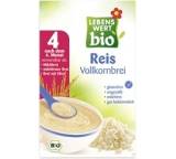 Babynahrung im Test: Reis Vollkornbrei von Lebenswert Bio, Testberichte.de-Note: 5.0 Mangelhaft