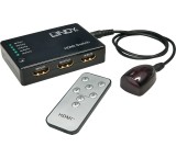 Verteiler- / Umschaltgerät im Test: Compact HDMI Switch 5:1 Remote von Lindy, Testberichte.de-Note: ohne Endnote
