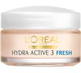 Tagescreme im Test: Hydra Active 3 Fresh Feuchtigkeits-Creme-Gel von L'Oréal, Testberichte.de-Note: 5.0 Mangelhaft