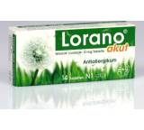 Medikament gegen Allergie im Test: Lorano akut Tabletten von Hexal, Testberichte.de-Note: 1.4 Sehr gut