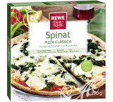 Pizza im Test: Spinat Pizza Classica von Rewe / Beste Wahl, Testberichte.de-Note: 3.0 Befriedigend