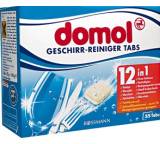 Geschirrspülmittel im Test: 12in1 Geschirr-Reiniger-Tabs von Rossmann / Domol, Testberichte.de-Note: ohne Endnote