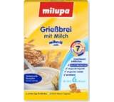 Grießbrei komplett mit Milch und echter Vanille