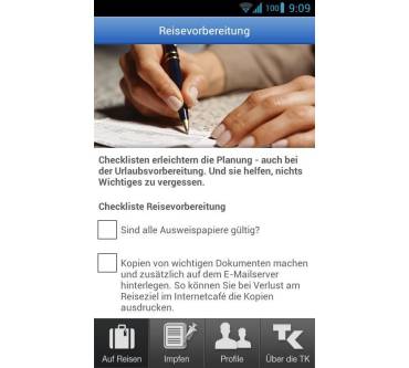 Produktbild Techniker Krankenkasse (TK) Auf Reisen App