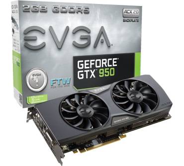 Produktbild EVGA GeForce GTX 950 FTW ACX 2.0 2GB