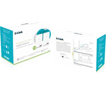 Produktbild D-Link PowerLine AV2 1000 HD Gigabit Passthrough Kit (DHP-P601AV)