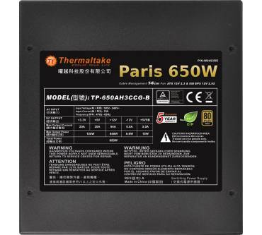 Produktbild Thermaltake Paris 650W