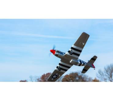 Produktbild Horizon Hobby Hangar 9 P-51 Mustang 8cc Benziner-Trainer BNF mit SAFE