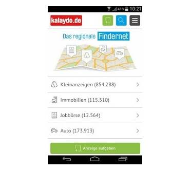 Produktbild kalaydo.de Kleinanzeigen App