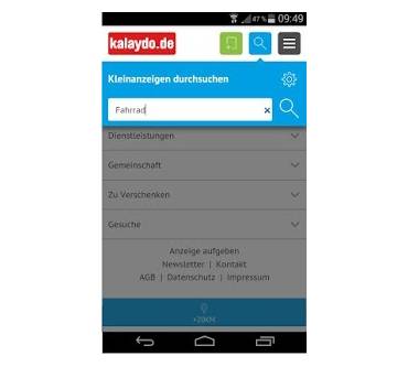 Produktbild kalaydo.de Kleinanzeigen App