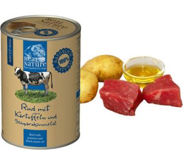 Produktbild Fressnapf / Real Nature Adult Dog (Rind mit Kartoffeln und Schwarzkümmelöl)