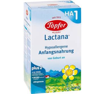 Produktbild Töpfer Lactana Anfangsnahrung HA 1