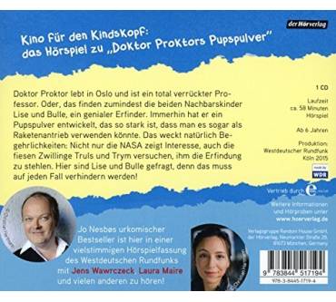 Produktbild Jo Nesbö Doktor Proktors Pupspulver. Das Hörspiel