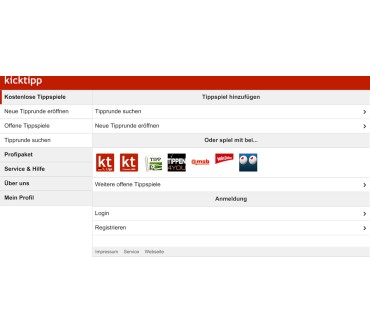 Produktbild Kicktipp App