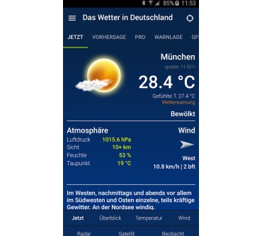 Produktbild surfcheck.info Das Wetter in Deutschland