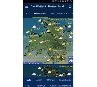 Produktbild surfcheck.info Das Wetter in Deutschland