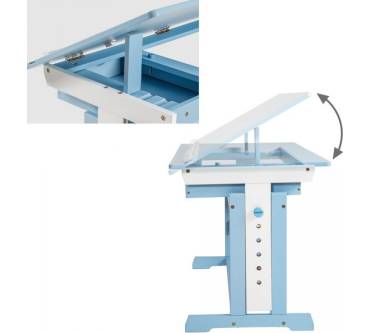 Produktbild TecTake Kinderschreibtisch mit Rollcontainer (401241)