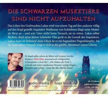 Produktbild Oliver Pötzsch Die schwarzen Musketiere. Das Buch der Nacht