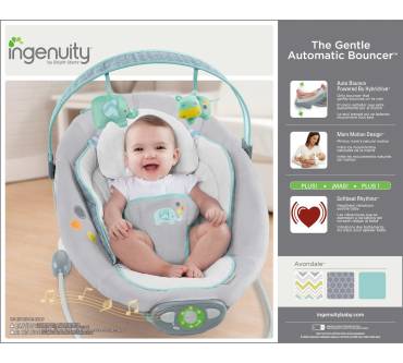 Produktbild Bright Starts Ingenuity The Gentle Automatic Bouncer Avondale (60393)