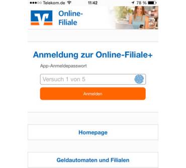 Produktbild Volksbanken Raiffeisenbanken Online-Filiale+