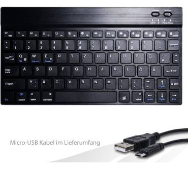 Produktbild CSL Computer Ultra Slim Bluetooth-Tastatur