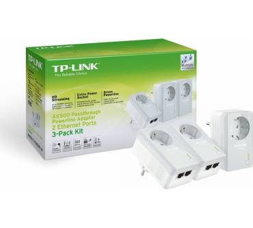 Produktbild TP-Link AV500-Powerline-Adapter Triple Kit (TL-PA4020PT)