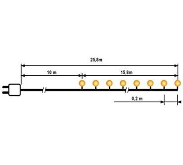 Produktbild Merxx 80er LED Makro Lichterkette