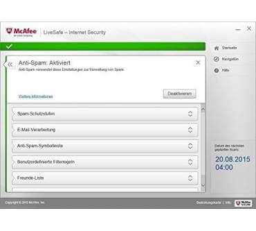 Produktbild McAfee Live Safe 2016