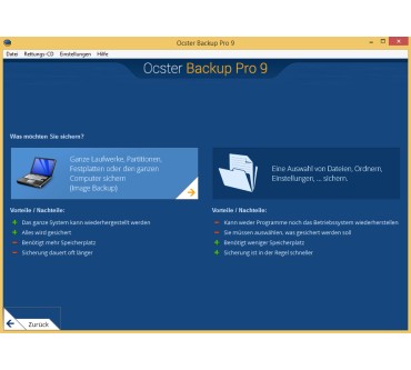 Produktbild Ocster Backup Pro 9