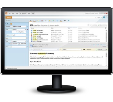 Produktbild Copernic Desktop Search 5.0.1