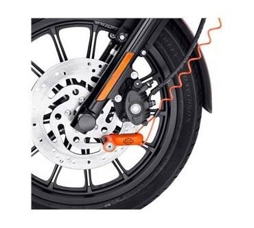 Produktbild Harley-Davidson Bremsscheibenschloss und Erinnerungskabel 1