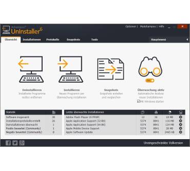 Produktbild Ashampoo Uninstaller 6