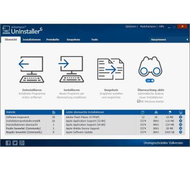Produktbild Ashampoo Uninstaller 6