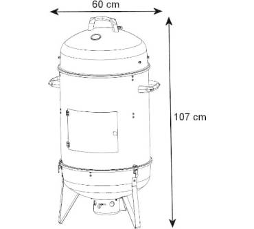 Produktbild CS-Trading XL-Räucher-Tonne Hickory