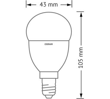 Produktbild Osram LED Star Classic P40 E14 5 W 470 lm