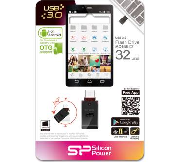 Produktbild Silicon Power Mobile X31 32GB (SP032GBUF3X31V1K)