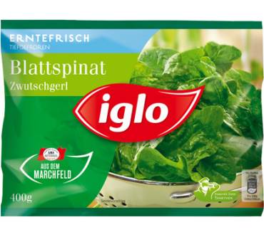 Produktbild Iglo Blattspinat Zwutschgerl