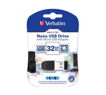 Produktbild Verbatim Nano mit Micro-USB-Adapter 32GB (49822)