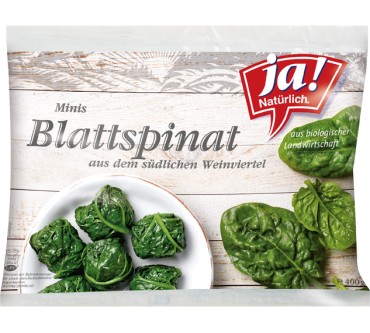 Produktbild Ja! Natürlich Blattspinat Minis