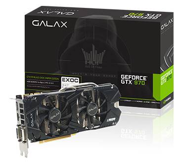 Produktbild GALAX GTX 970 EXOC 4GB Black Sniper Edition