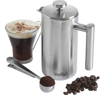 Produktbild VonShef Edelstahl Kaffeebereiter 07/265