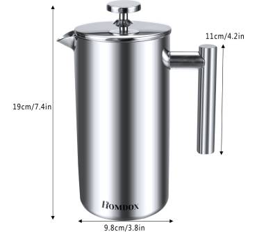 Produktbild Homodox AI001222 Edelstahl Kaffeebereiter