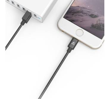 Produktbild Anker Mit Nylon umflochtenes Lightning auf USB Kabel