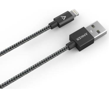 Produktbild Anker Mit Nylon umflochtenes Lightning auf USB Kabel