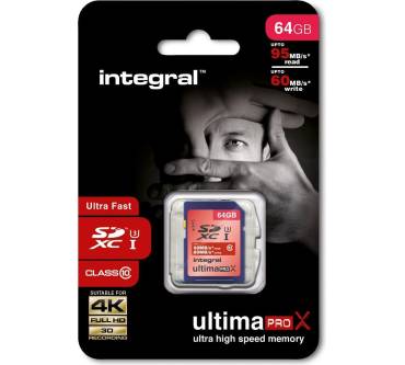 Produktbild Integral UltimaPro X SDHC 64 GB