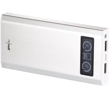 Produktbild Revolt Powerbank (10.000 mAh) mit LCD-Display und Aluminiumgehäuse