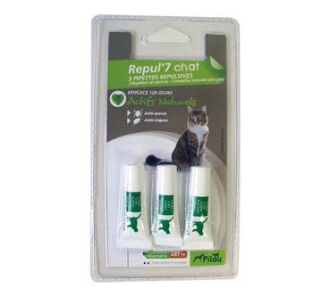 Produktbild AB7 Veterinanrian Industries Pilou Repul'7 Spot-On für Katzen